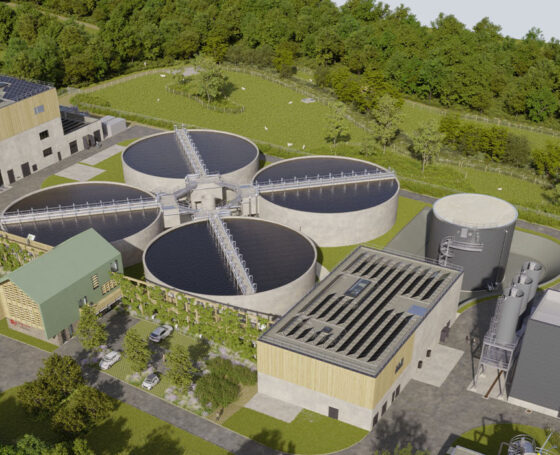 Visuel non contractuel de la future station d'épuration communautaire de La Roche-sur-Yon